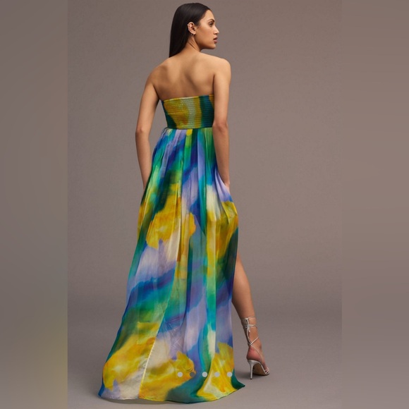 Colorful Strapless Dress - Picture 6 of 11